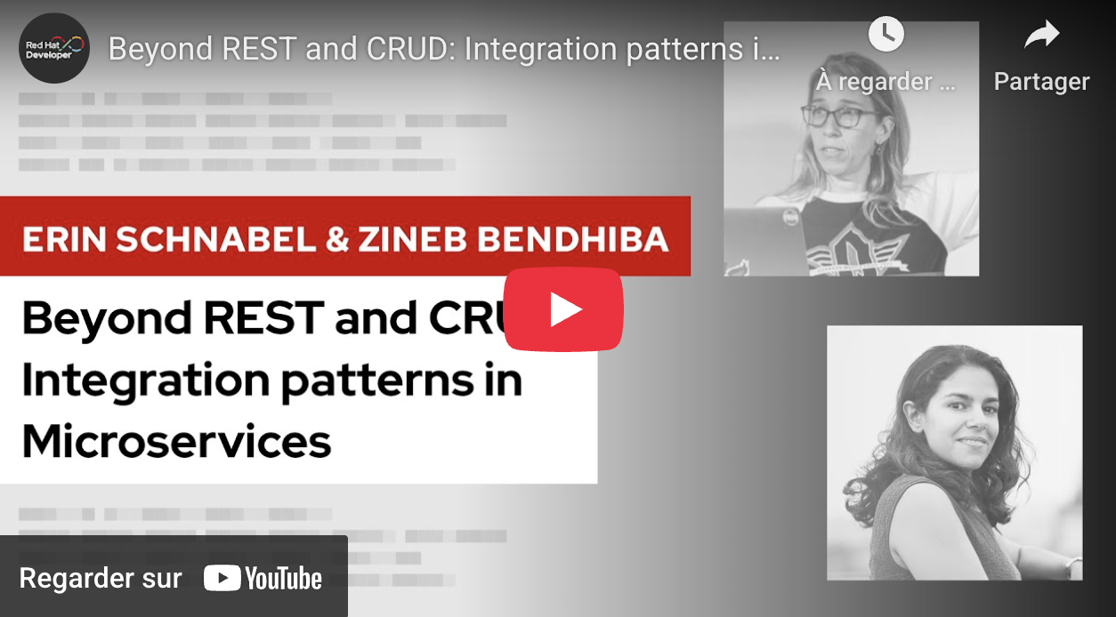 Beyond REST and CRUD - Integration patterns in Microservices