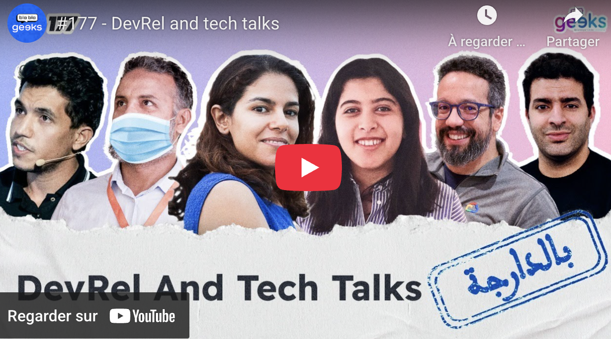 Episode #177 of GeeksBlabla: DevRel and Tech Talks Insights