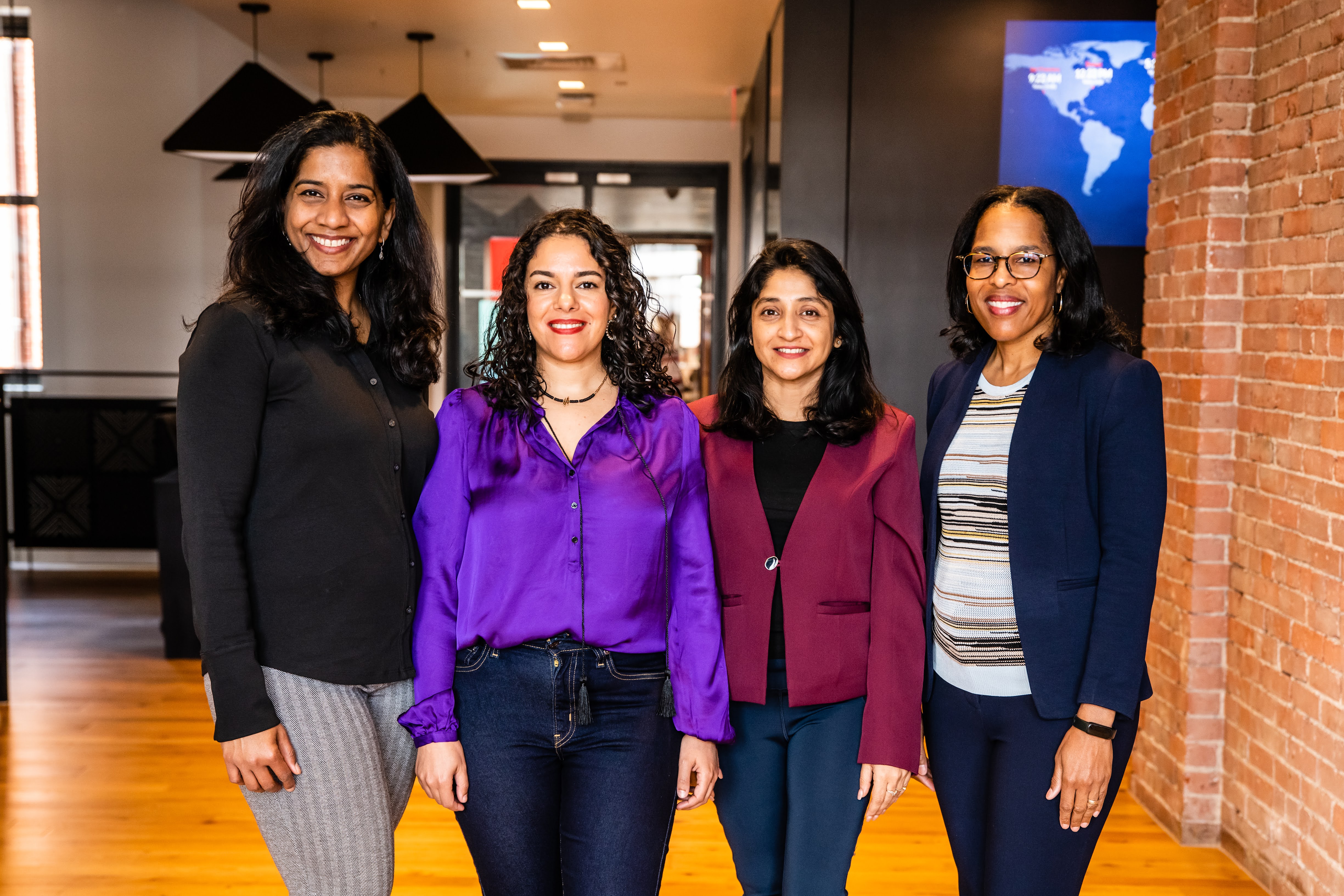 Zineb with her ELA strategy team