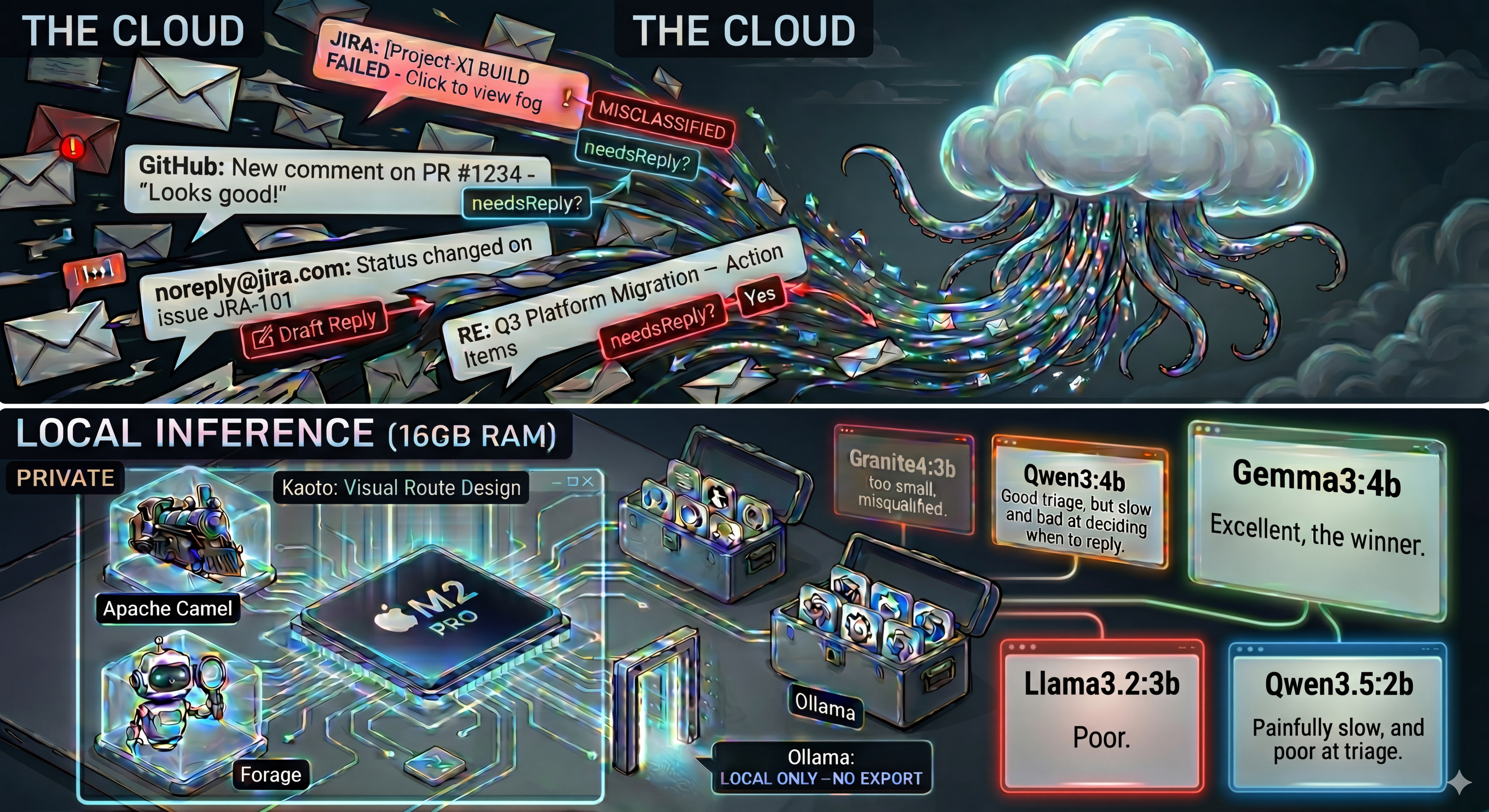 I Tested Local LLMs to Triage My Gmail. Here's What Worked.