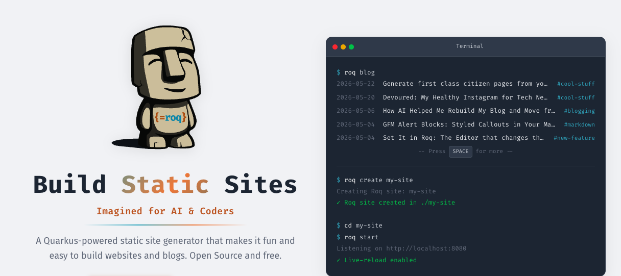 From Jekyll to Quarkus Roq: Migrating My Blog as a Java Dev